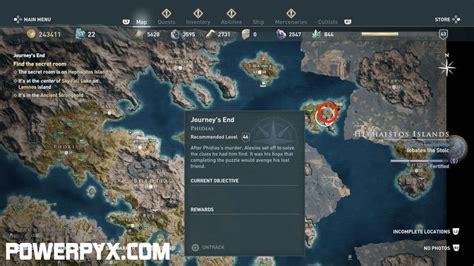 ac odyssey phidias|Journey's End .